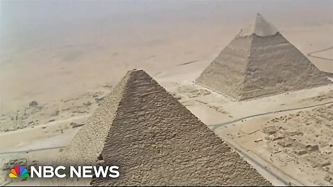 Research suggests Egyptian pyramids were built with water