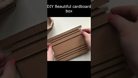 DIY Beautiful cardboard box | Handmade decor