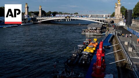 Paris 2024 organizers are 'confident' that triathletes will be able to swim in Seine River