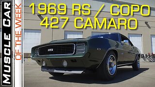 1969 Chevrolet RS Double COPO Camaro 427 Berger Muscle Car Of The Week Episode 280 V8TV Video