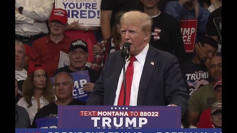 Trump Rally in Montana: President Trump in Bozeman, MT🔄