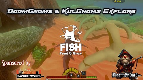 DoomGnome & KulGnome Explore: Feed & Grow Fish, Challenge Who Can Be The Biggest Fish?