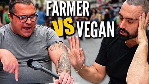 "I'd Rather EAT MYSELF Than Be Vegan!!" Dairy Farmer LOSES IT