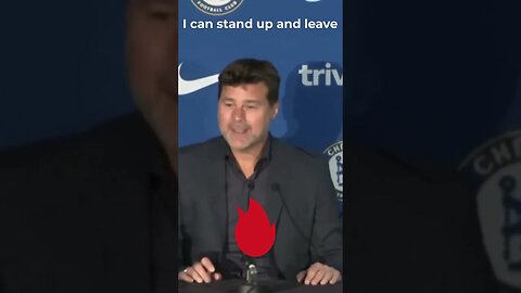 I can stand up and leave, Pochettino Very Ready, Chelsea News Today #shorts #short