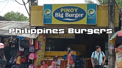 PHILIPPINES FOOD PINOY BIG BURGER