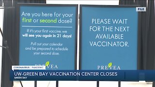 UWGB COVID-19 Vaccination Center Closes