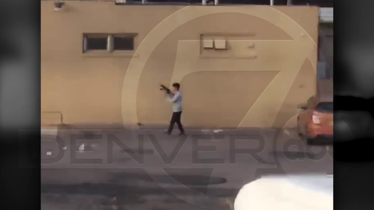 VIDEO: Armed man seen brandishing long gun outside Denver mosque
