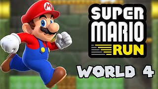 Super Mario Run - World 4 - All Pink Coins