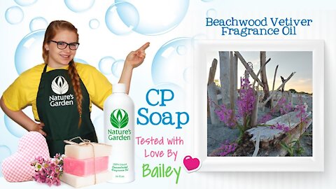 Soap Testing Beachwood Vetiver Fragrance Oil- Natures Garden