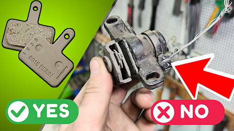 How to replace brake pads on a bicycle. Adjusting mechanical disc brakes.