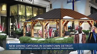 'Decked out Detroit' program launched to help small businesses through winter