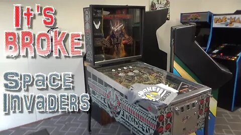 The World's Most Beautiful SPACE INVADERS Pinball Machine And It Won't Even Turn On!