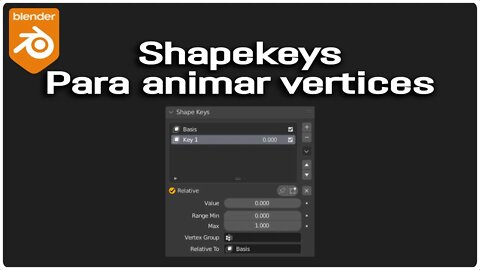 Blender_Amimar vertices usando Shapekeys