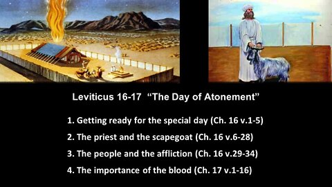 Leviticus 16-17 “The Day of Atonement” - Calvary Chapel Fergus Falls