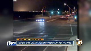 Expert says crash caused by weight, other factors