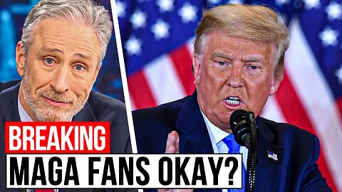 Trump REACTS After Jon Stewart TALKS About MAGA Supporters!