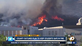 County officials to unveil plan to help schools during wildfires
