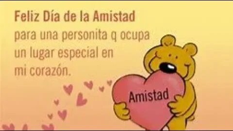 Feliz Día de la Amistad y del Amor? Te espero en mi transmisión en vivo a las 1pm!