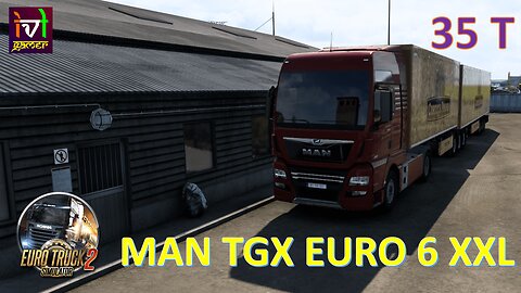 MAN TGX Euro 6 XXL - Wooden Beam Delivery 35T - ETS 2 1.45 - #eurotrucksimulator2