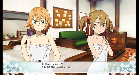SAO RE HF ソードアート・オンライン －ホロウ・フラグメント－ PC Part 203 Full Bath Towel Black Out Event with Philia