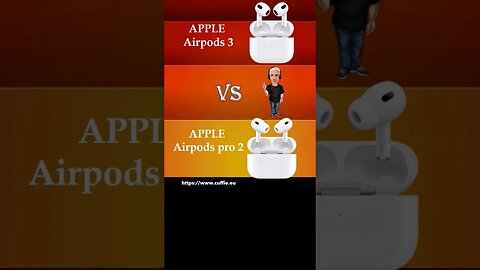 APPLE Airpods pro 2 VS APPLE Airpods 3 #apple #airpodspro2 #airpods3