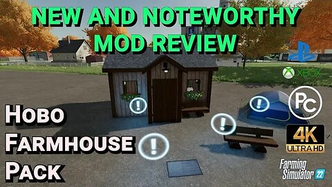 Hobo Farmhouse Pack | Mod Review | Farming Simulator 22
