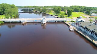 Pocomoke, Maryland/Pocomoke River (Aerial)