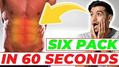HOW TO DO a NO Equipment SIX PACK Workout AT HOME - 60 SECONDS to a Sixpack!🤩🔥