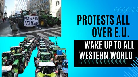 Europe’s farmers protests all over EU!