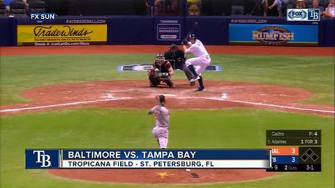 Willy Adames hits solo home run with two outs in 9th inning, Tampa Bay Rays top Baltimore Orioles