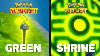 Pokemon Scarlet & Violet - All Green Stakes & Shrine Location (Ting-Lu Legendary)