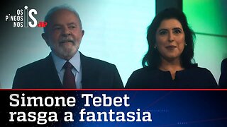 Tebet ignora alerta da vice sobre Lula e abraça projeto do PT