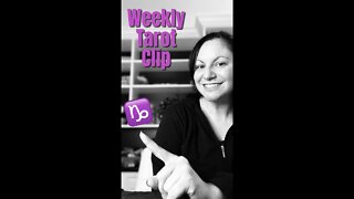 Capricorn ♑️ Weekly Tarot Clip