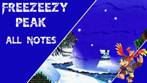 Banjo-Kazooie - Freezeezy Peak - All 100 Note Locations