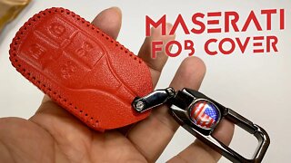 Leather Maserati Key Fob Cover Review