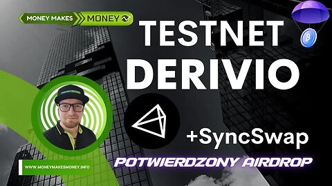 ✅ TESTNET - DERIVIO - Trading na zkSync + SyncSWAP - Potwierdzony AirDrop 💸