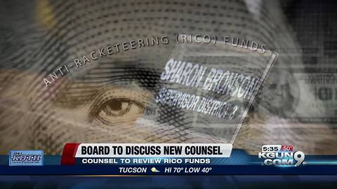 Pima Co. Supes to discuss new RICO funds counsel