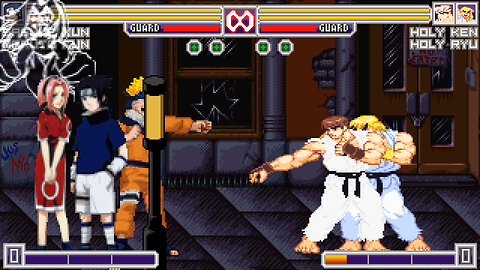 MUGEN - NARUTO KUN & SASUKE KUN vs. Holy Ryu & Holy Ken - Download