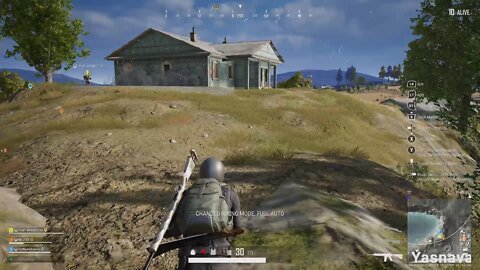 PUBG: Killing a squad of humans in a house