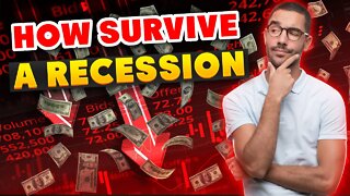 How To Survive A Recession Without Emptying Your Savings And Selling Off Investments #marketcrash
