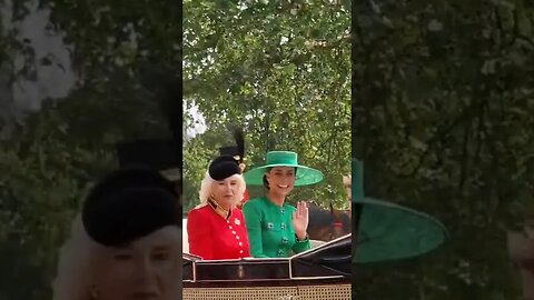 Princess Catherine trooping the colour #troopingthecolour