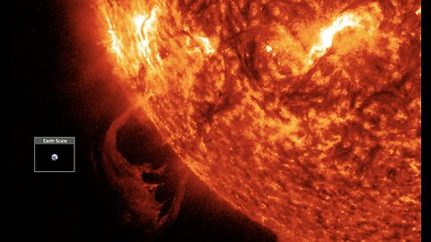 Giant Solar Filament Erupts, Big Quakes, Galactic Field | S0 News Nov.22.2023