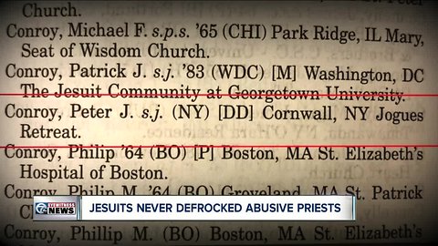 Multiple Jesuits on child sex abuse list are still priests today