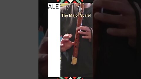 THE MAJOR SCALE! #musictheory #nativeamericanflute #education