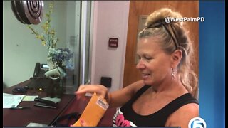 Woman reunited with lost cellphone