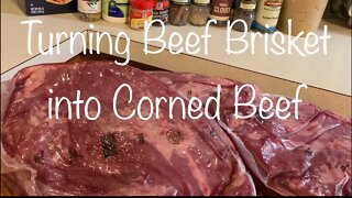 ST. PATRICK’S DAY FEAST PART 1|TURNING BEEF BRISKET INTO CORNED BEEF