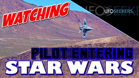 Pilot Entering Star Wars Canyon in Death Valley National Park