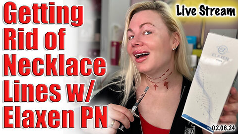 Getting Rid of NeckLace Lines with Elaxen PN, AceCosm | Code Jessica10 Saves you Money