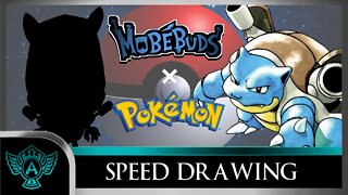 Speed Drawing: Pokemon - Blastoise | Mobébuds Style