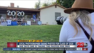 Local photographer taking photos for class of 2020